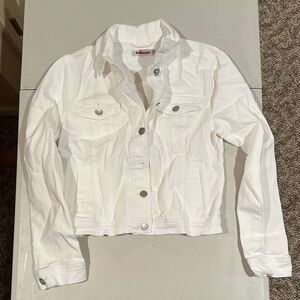 Women's White Denim Jacket